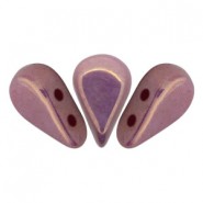 Les perles par Puca® Amos Perlen Opaque mix violet-gold ceramic 03000/14496